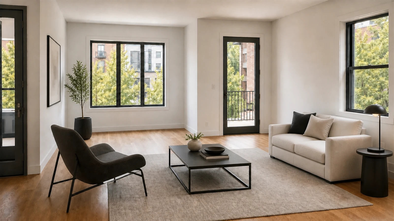 After: A clean-lined modern concept